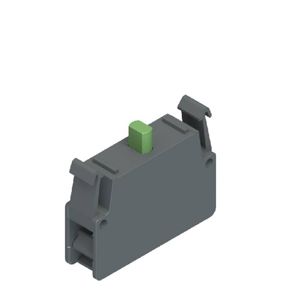 Bloc contact, fixation sous le couvercle, 1NO rupture lente - E2 CP10G2V1-Lire la description