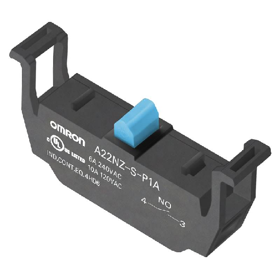 Bloc contact SPST-NO Push-in Plus - A22NZ-S-P1A Bloc contact SPST-NO Push-in Plus - A22NZ-S-P1A-Lire la description