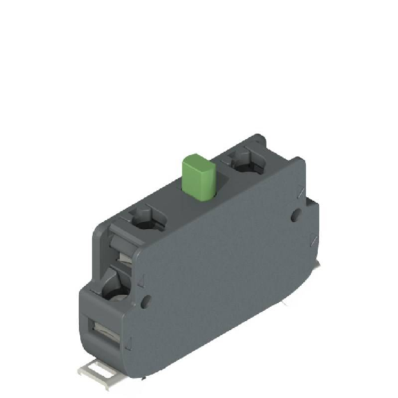 Bloc contact, fixation en fond de boîte, 2NO rupture lente - E2 CF20G2V1 Bloc contact, fixation en fond de boîte, 2NO rupture lente - E2 CF20G2V1-Lire la description