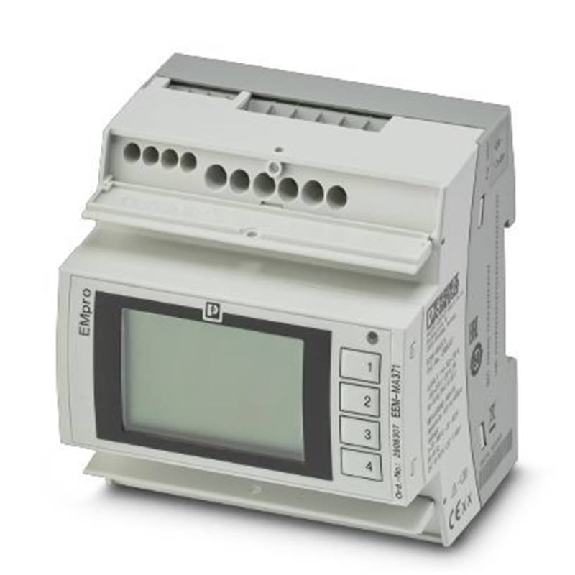 Centrale de mesure, jusqu'à 690V, interface Modbus/TCP - EEM-MA371-Lire la description
