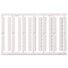 Repères vierges, enfichables, 4,0mm², haut ou bas (60p x5 plaques) - XW5Z-P4.0LB2 Repères vierges, enfichables, 4,0mm², haut ou bas (60p x5 plaques) - XW5Z-P4.0LB2