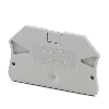 Flasque d'extrémité, 50,8 x 2,2 x 35,3 mm, gris - D-PTV 2,5/4 Flasque d'extrémité, 50,8 x 2,2 x 35,3 mm, gris - D-PTV 2,5/4