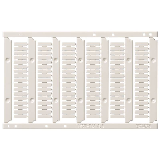 Repères vierges, enfichables, 1,5mm², en façade (102p x5 plaques) - XW5Z-P1.5LB1-Lire la description