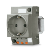 Prise AB 15A États-Unis, Push-in, Grise - EO-AB/PT/15 Prise AB 15A États-Unis, Push-in, Grise - EO-AB/PT/15