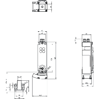 IS MULTICODE,VERROUILLÉ HT,24VDC ÉLECTRO INTÉGRÉE,VERSION J - CET3-AR-CRA-CH-50X-SG-110906-Lire la description