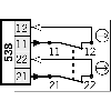 Int.de séc. Verr. 24Vac/dc/Déverr. mécanique, 2O, 3xM20 - STP1A-538A024M