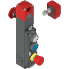 Int.de séc. RFID avec verrouillage action. (F31), 3xM20 - NG 2D7D411R-F31