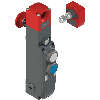 Int.de séc. RFID avec verrouillage action. (F31), 3xM20 - NG 2D7E412P-F31