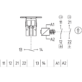 Int.de séc. à interver. ouvert hors tension 24VAC/DC 2NF+1NO, 1xM20 - AZM 170SK-02/10ZKA 24VAC/DC-Lire la description