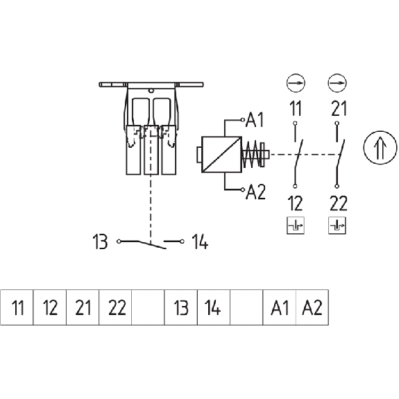 Int.de séc. à interver. ouvert hors tension 24VAC/DC 2NF+1NO, 1xM20 - AZM 170SK-02/10ZKA 24VAC/DC-Lire la description