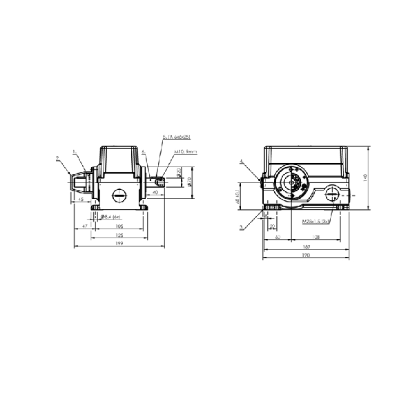 Mécanisme de commutation inductif, 3 ST - BSW 816-207-03L3-PA (BSW0062) Mécanisme de commutation inductif, 3 ST - BSW 816-207-03L3-PA (BSW0062)-Lire la description
