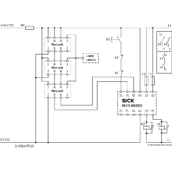 Interrupteur de sécurité à interverrouillage RFID, M12 8 pôles-Lire la description