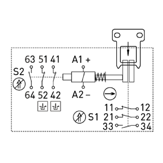 Int.de séc. à interver. Ex 2NF/1NO+2NF/1NO, 2xM20 - 1187919 | Ex STM 295 2Ö1S/2Ö1S-R-3G/D Int.de séc. à interver. Ex 2NF/1NO+2NF/1NO, 2xM20 - 1187919 | Ex STM 295 2Ö1S/2Ö1S-R-3G/D-Lire la description