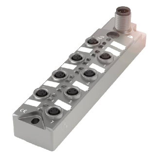 Répartiteur actif, IO-Link, 8E PNP type 3, 8S PNP 300 mA, IP67 - BNI IOL-309-002-Z019 (BNI0093)-Lire la description