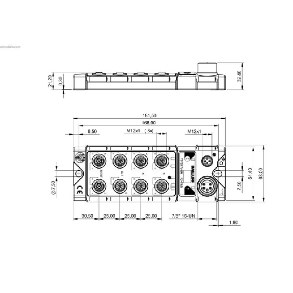 Répartiteur de sécurité, PROFIsafe over IO-Link - BNI IOF-329-P02-Z038 (BNI0098)-Lire la description