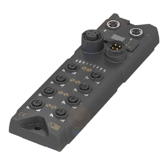 Répartiteur actif, Ethernet/IP, 16E PNP type 3, 16S PNP, 8x IO-Link - BNI EIP-508-105-R015 (BNI008M)-Lire la description