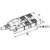 Répartiteur 4xM12 4p; Câble PUR/PVC UL/CSA 4*0.34+3*0.75 Gris Cpc 3m - 8000-84410-3330300