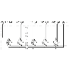 Répartiteur 4xM12 5p; Câble PUR/PVC 5m - SACB-4/ 8- 5,0PUR SCO P