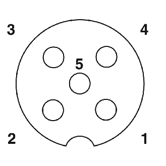 Répartiteur 4xM12 5p; Câble PUR/PVC 5m - SACB-4/ 8- 5,0PUR SCO P-Lire la description