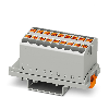 Bloc distributeur, 690V, 24A, Push-in, 18x 0,14-4mm², gris - PTFIX 18X2,5-NS35 GY Bloc distributeur, 690V, 24A, Push-in, 18x 0,14-4mm², gris - PTFIX 18X2,5-NS35 GY