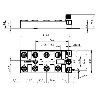 Répartiteur actif, IO-Link, 16E PNP type 3, 16S PNP 350 mA, IP67 - BNI IOL-302-002-K006 (BNI007Z)