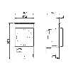 Prise à contact de terre, Allemagne, avec inverseur de genre RJ45 - VS-FP-SD-D-RJ456A-BUBU Prise à contact de terre, Allemagne, avec inverseur de genre RJ45 - VS-FP-SD-D-RJ456A-BUBU