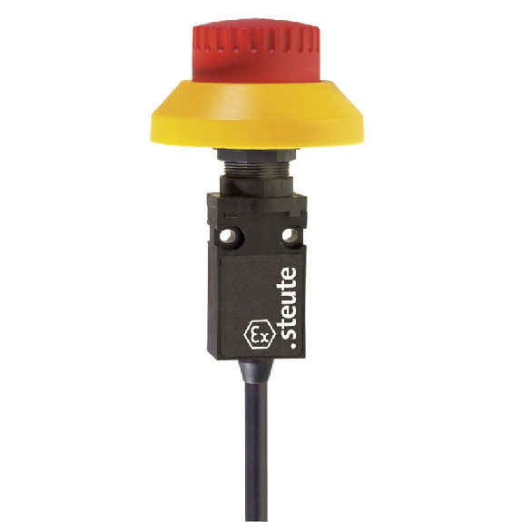 Coup de poing d'arret d'urgence pour Atex 21/1 2NF / Câble 1m - 1180200 | Ex 14 RUV 2Ö - 1m-Lire la description