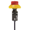 Coup de poing d'arret d'urgence pour Atex 21/1 2NF / Câble 1m - 1180200 | Ex 14 RUV 2Ö - 1m