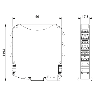 Module d'extension 8 sorties de transistor TOR (30,5 V DC / 200 mA) - RAD-DO8-IFS-Lire la description