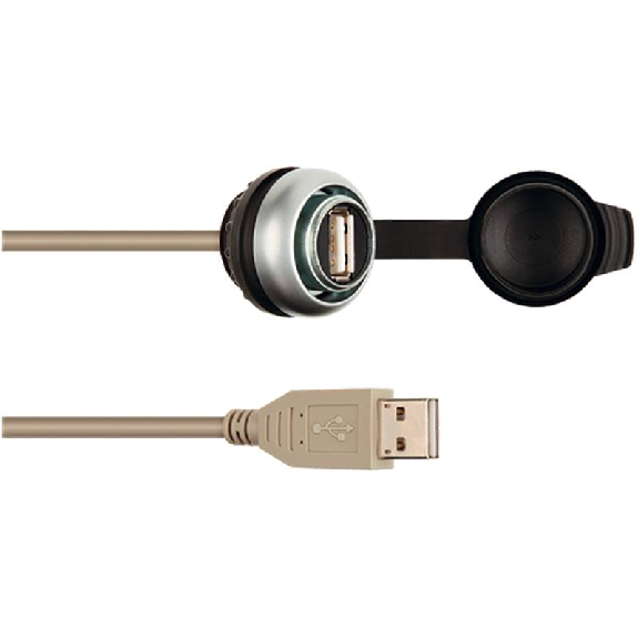 Prise de service 1 × USB 3.0 (femelle/mâle) forme A, câble 1.5 m - 4000-73000-0170000 Prise de service 1 × USB 3.0 (femelle/mâle) forme A, câble 1.5 m - 4000-73000-0170000-Lire la description