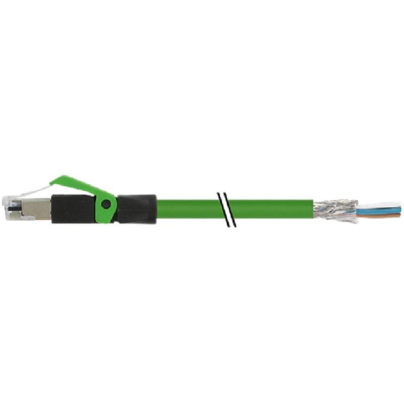 RJ45 Mâle Droit; Eth Cat5e; Câble Blindé PUR 2x2AWG22 20m - 7000-74101-7942000 RJ45 Mâle Droit; Eth Cat5e; Câble Blindé PUR 2x2AWG22 20m - 7000-74101-7942000-Lire la description