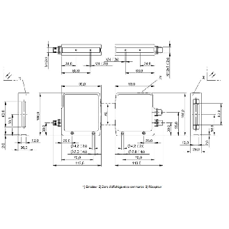 Bande lumineuse Larg=4mm P=0-2 m Laser 0-10 V/4-20mA - BLA 50A-001-S115 (BLA0001)-Lire la description