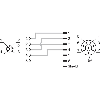 Câble adaptateur M26/7p-M12/5p - DSL-6187GM25034KM1 Câble adaptateur M26/7p-M12/5p - DSL-6187GM25034KM1