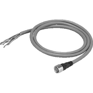 Extension récepteur Connecteur M12 8 pôles, 8 fils Noir, 10m, F3SG - F39-JG10A-D-Lire la description