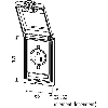 Cadre simple métallique noir pour MSDD - 4000-68112-0000000 Cadre simple métallique noir pour MSDD - 4000-68112-0000000
