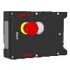 Module d'interverrouillage (mécanique), 1 bouton, arrêt d'urgence - MGB-L1-ARA-AL3A1-M-R-121130