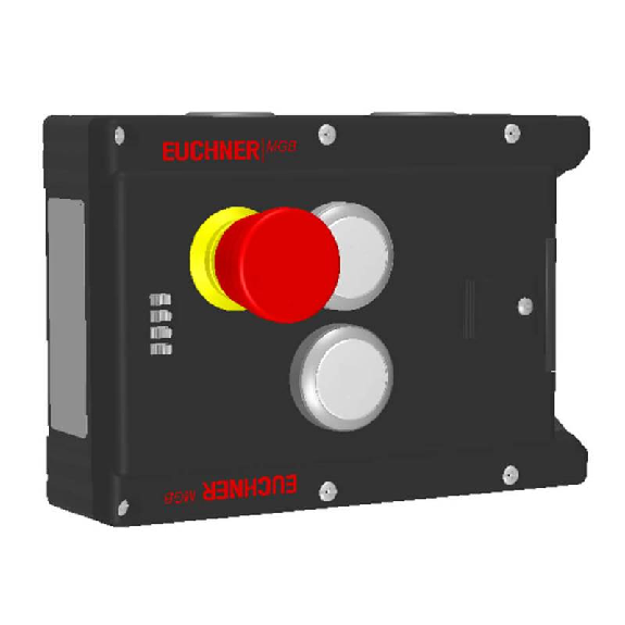 Module d'interverrouillage mécanique avec boutons lumineux et arrêt d'urgence-Lire la description