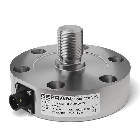 Capteur de poids standard, Traction/Compression, 0-10000kg - TC-K10M-C-S 2130X000X00 Capteur de poids standard, Traction/Compression, 0-10000kg - TC-K10M-C-S 2130X000X00-Lire la description