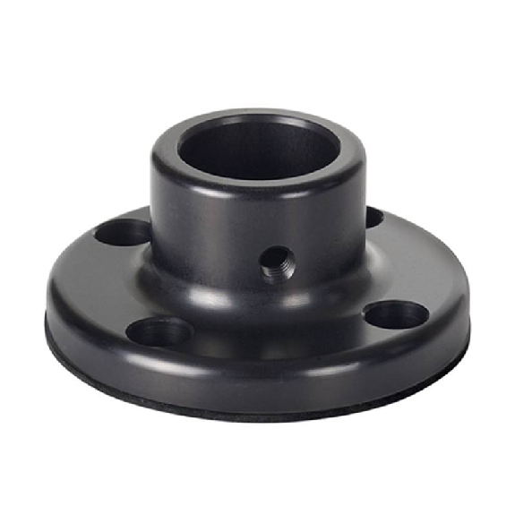 Pied en métal pour tube Ø25mm NOIR - 975.840.91-Lire la description