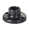 Pied en métal pour tube Ø25mm NOIR - 975.840.91