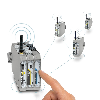 Émetteur-récepteur 868 MHz avec interface 2 fils RS-232, RS-485 - RAD-868-IFS