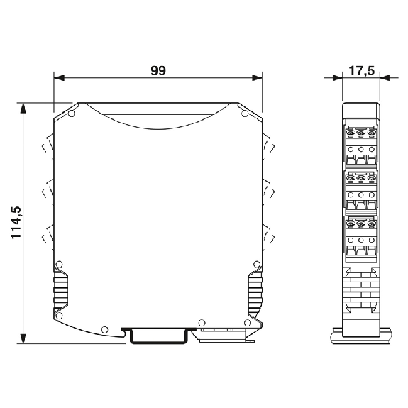 Émetteur-récepteur 868 MHz avec interface 2 fils RS-232, RS-485 - RAD-868-IFS-Lire la description