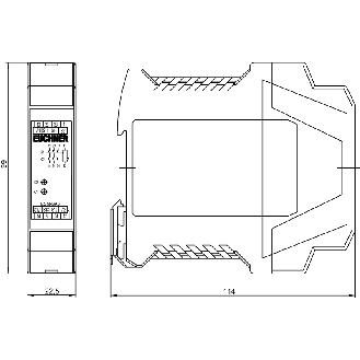 RELAIS DE SÉCURITÉ, 3 NO + 1 NC 24 V AC/DC - ESM-BA301P-Lire la description