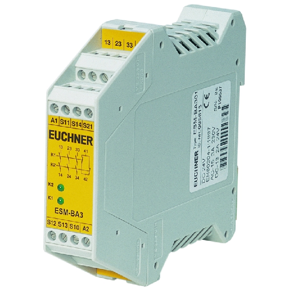 RELAIS DE SÉCURITÉ, 3 NO + 1 NC 24 V AC/DC - ESM-BA301P RELAIS DE SÉCURITÉ, 3 NO + 1 NC 24 V AC/DC - ESM-BA301P-Lire la description