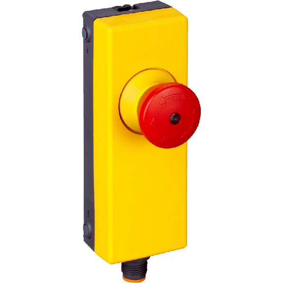 Bouton-poussoir d'arrêt d'urgence M12 - ES11-SA2B8-Lire la description