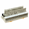 Interface de sortie 16 points NPN (+ commun), socle à vis, rail DIN - P7TF-OS16 24V DC
