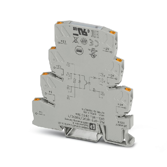 Interface Optocoupleur Push-In, entrée 60VDC, sortie 12-300VDC/1 A - PLC-OPT- 60DC/300DC/1 Interface Optocoupleur Push-In, entrée 60VDC, sortie 12-300VDC/1 A - PLC-OPT- 60DC/300DC/1-Lire la description