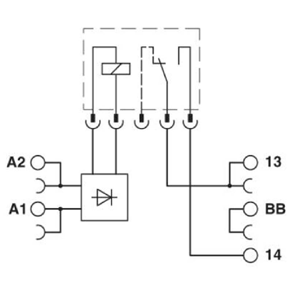 Socle de 6,2 mm pour relais 1NO, à vis, tension d'entrée 24 V AC/DC - PLC-BSC- 24UC/ 1/ACT Socle de 6,2 mm pour relais 1NO, à vis, tension d'entrée 24 V AC/DC - PLC-BSC- 24UC/ 1/ACT-Lire la description