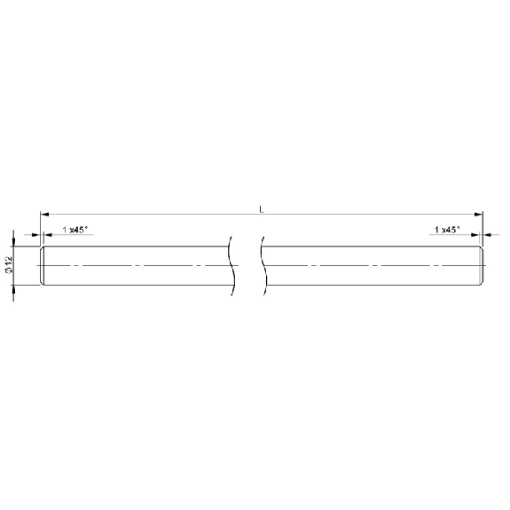 Tige pour systèmes de montage BMS, Ø 12 x 400 mm, inox, Ecolab - BMS RS-S-D12-0400-00 (BAM03F0) Tige pour systèmes de montage BMS, Ø 12 x 400 mm, inox, Ecolab - BMS RS-S-D12-0400-00 (BAM03F0)-Lire la description
