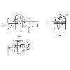 Système de montage, pour tiges Ø12mm / 10x10mm, 56x30x40mm - BMS CU-P-D12-A040-00 (BAM002J)